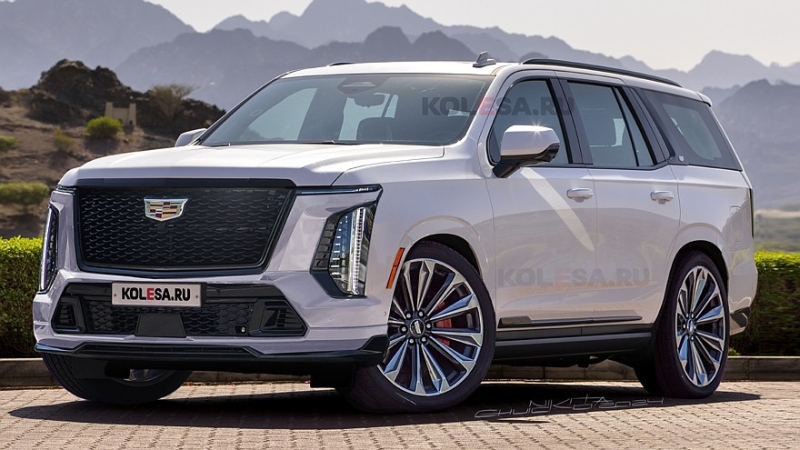 Обновлённый Cadillac Escalade: первые изображения