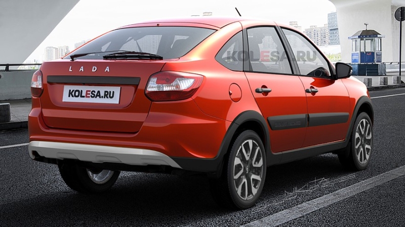 Новый лифтбек Lada Granta Cross: первые изображения